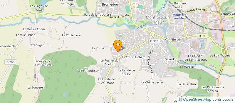 localisation de l'entreprise MONSIEUR ANTOINE DUCHEMIN  MONTFORT-SUR-MEU