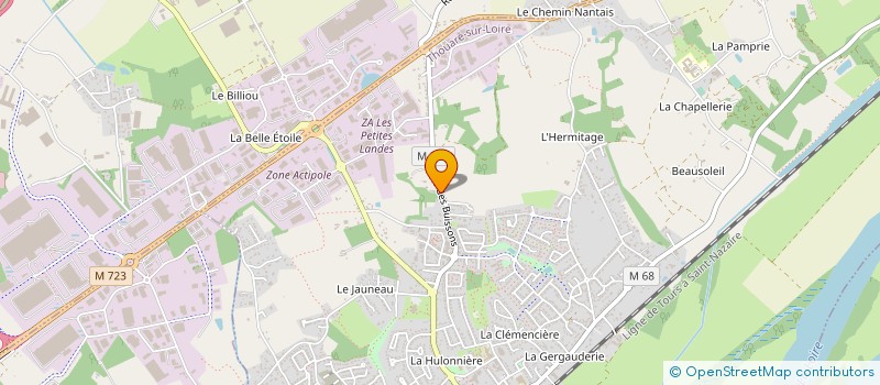 localisation de l'entreprise MONSIEUR ANTOINE DUCOS à THOUARE-SUR-LOIRE