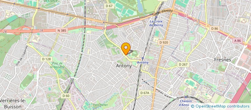 localisation de l'entreprise MONSIEUR ANTOINE DUCRET à ANTONY