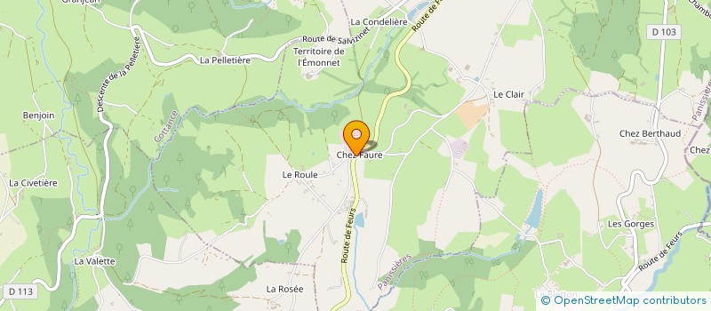 localisation de l'entreprise MONSIEUR ANTOINE DUCREUX  PANISSIERES