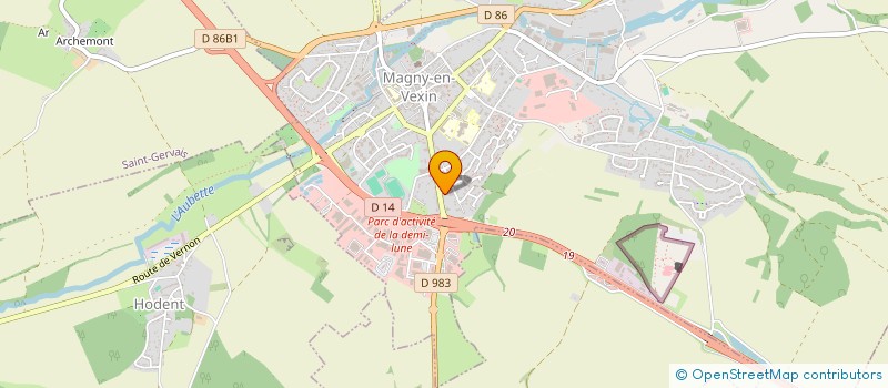 localisation de l'entreprise MONSIEUR ANTOINE DUDZIAK à MAGNY-EN-VEXIN