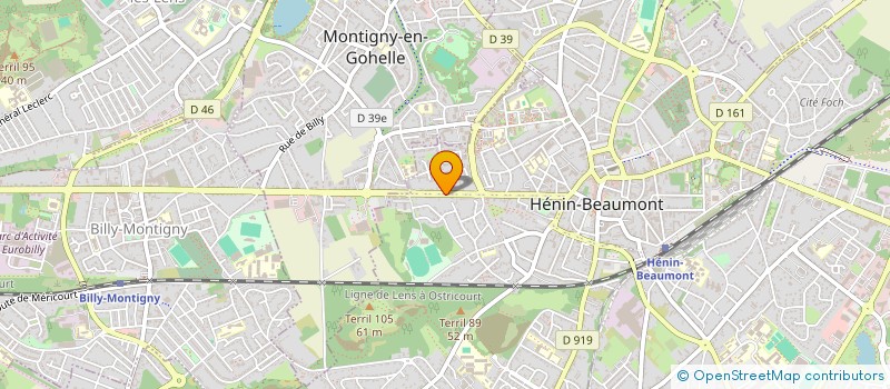 localisation de l'entreprise MONSIEUR ANTOINE DUEZ à HENIN-BEAUMONT