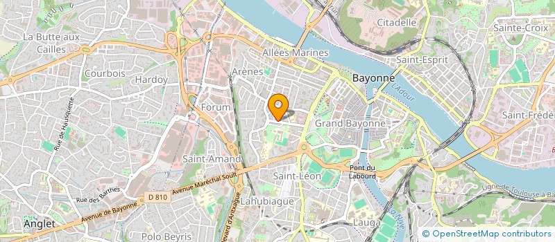 localisation de l'entreprise MONSIEUR ANTOINE DUFFRANC  BAYONNE