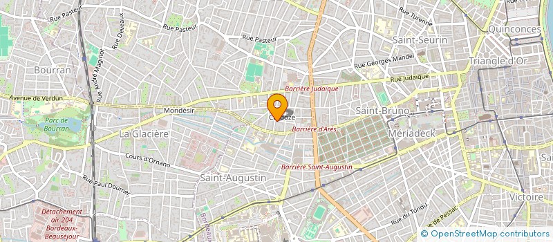 localisation de l'entreprise MONSIEUR ANTOINE DUGENE  BORDEAUX