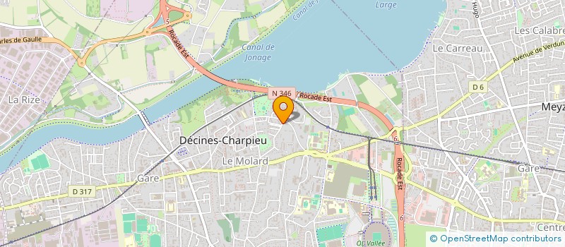 localisation de l'entreprise MONSIEUR ANTOINE DUGUE  DECINES-CHARPIEU