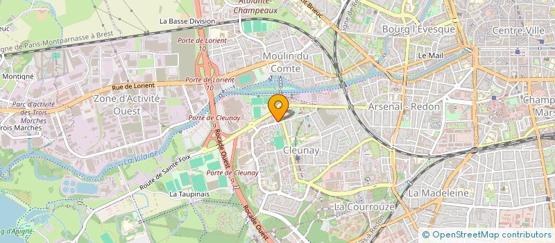 localisation de l'entreprise MONSIEUR ANTOINE DUHAMEL  RENNES