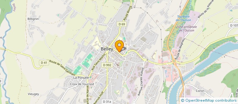 localisation de l'entreprise MONSIEUR ANTOINE DUMAS à BELLEY