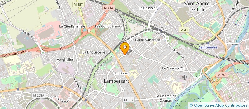localisation de l'entreprise MONSIEUR ANTOINE DUMUR à LAMBERSART