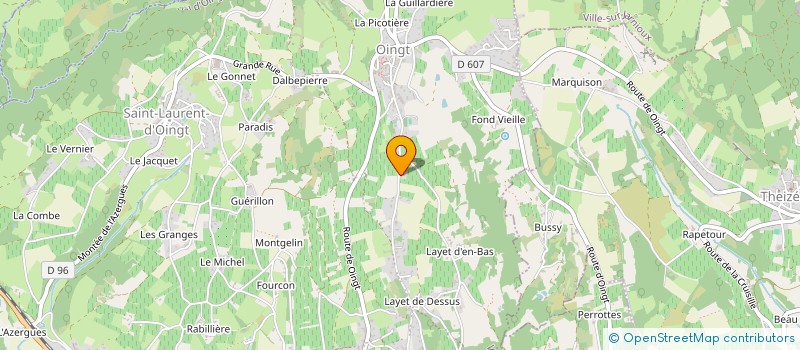 localisation de l'entreprise MONSIEUR ANTOINE DUPERRAY  VAL D'OINGT