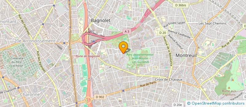 localisation de l'entreprise MONSIEUR ANTOINE DUPLAN à BAGNOLET