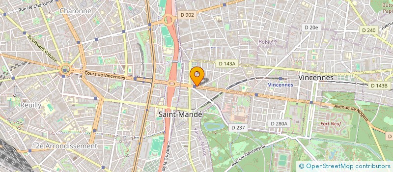 localisation de l'entreprise MONSIEUR ANTOINE DUPLOUY à VINCENNES