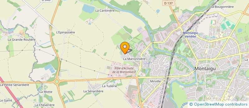 localisation de l'entreprise MONSIEUR ANTOINE DUPONT à MONTAIGU-VENDEE