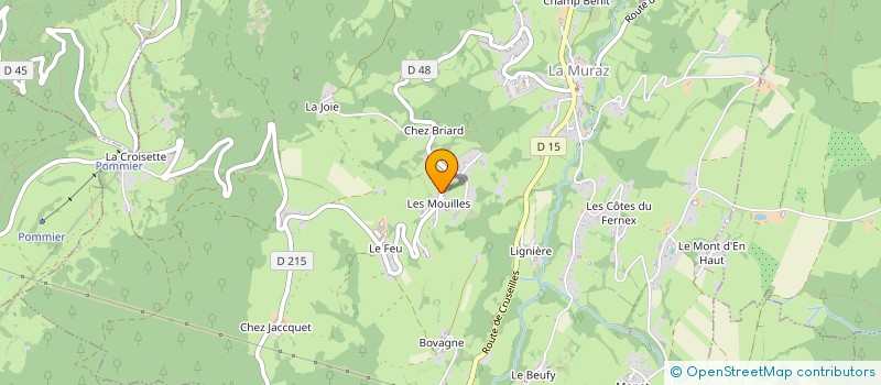 localisation de l'entreprise MONSIEUR ANTOINE DUPONT  LA MURAZ