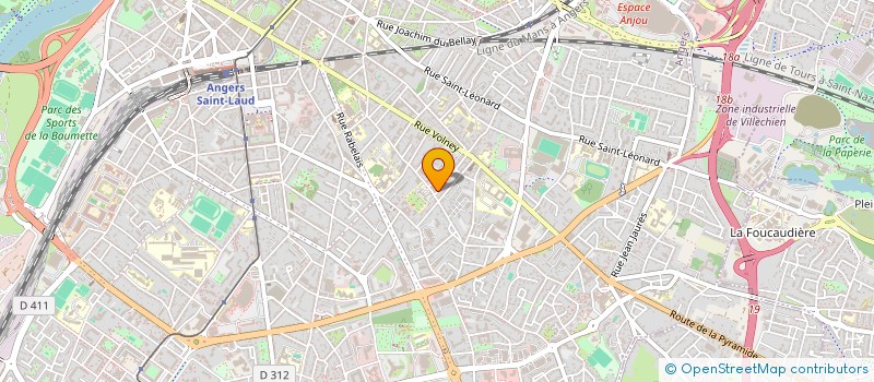 localisation de l'entreprise MONSIEUR ANTOINE DUPREZ à ANGERS