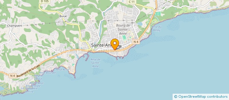 localisation de l'entreprise MONSIEUR ANTOINE DURAN  SAINTE-ANNE