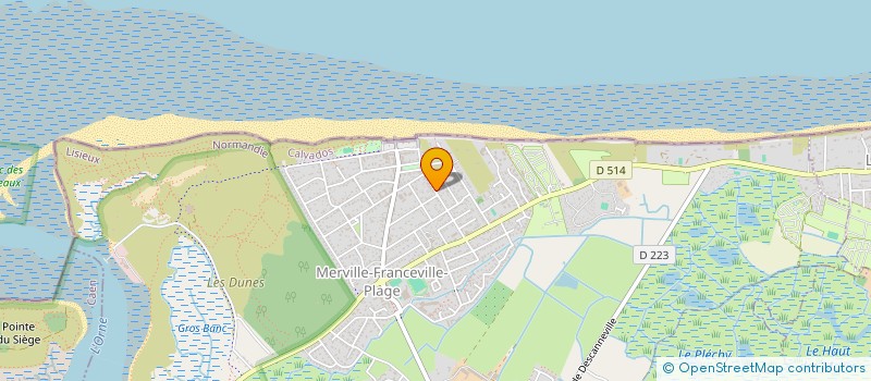 localisation de l'entreprise MONSIEUR ANTOINE DURAND  MERVILLE-FRANCEVILLE-PLAGE