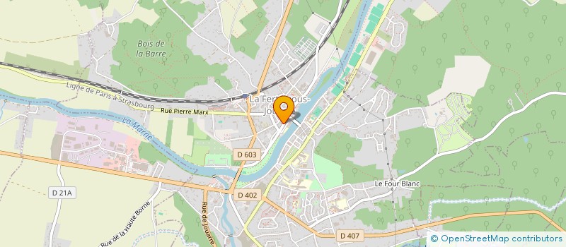 localisation de l'entreprise MONSIEUR ANTOINE DURAND à LA FERTE-SOUS-JOUARRE
