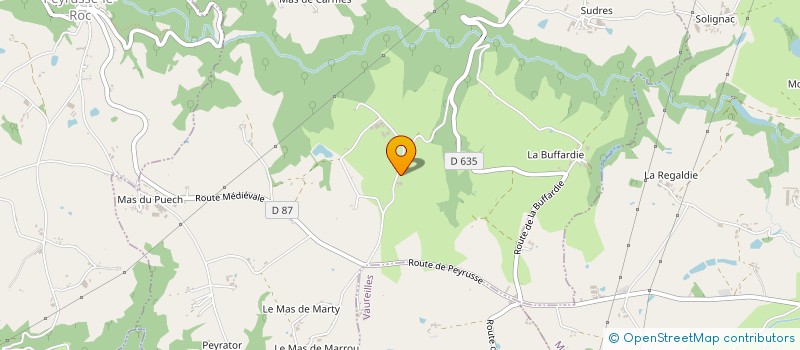 localisation de l'entreprise MONSIEUR ANTOINE DURAND  ROUSSENNAC