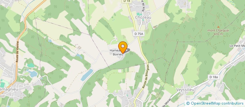 localisation de l'entreprise MONSIEUR ANTOINE DURET  CHOZEAU