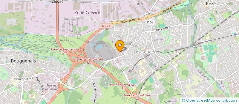 localisation de l'entreprise MONSIEUR ANTOINE DURET  BOUGUENAIS