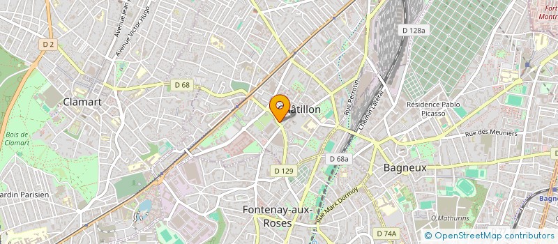 localisation de l'entreprise MONSIEUR ANTOINE DURIVAUX  CHATILLON