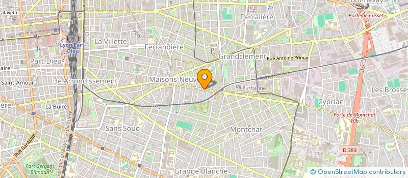 localisation de l'entreprise MONSIEUR ANTOINE DUTHOVEX  VILLEURBANNE