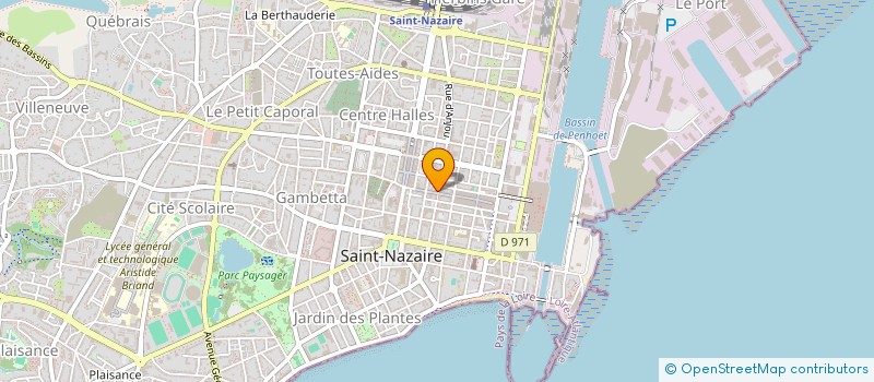 localisation de l'entreprise MONSIEUR ANTOINE DUTREUIL à SAINT-NAZAIRE
