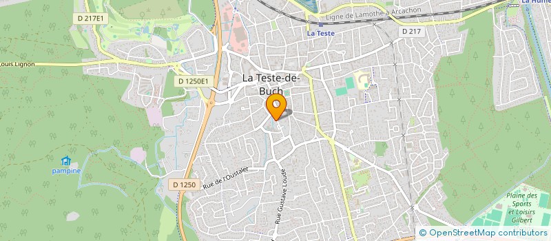 localisation de l'entreprise MONSIEUR ANTOINE DUVERNAY à LA TESTE-DE-BUCH