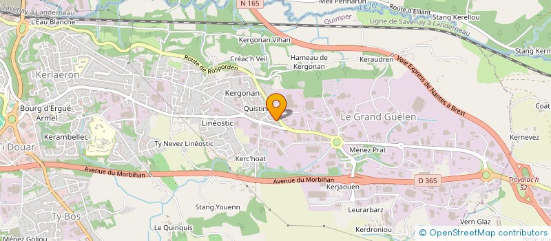 localisation de l'entreprise MONSIEUR ANTOINE EBREL à QUIMPER