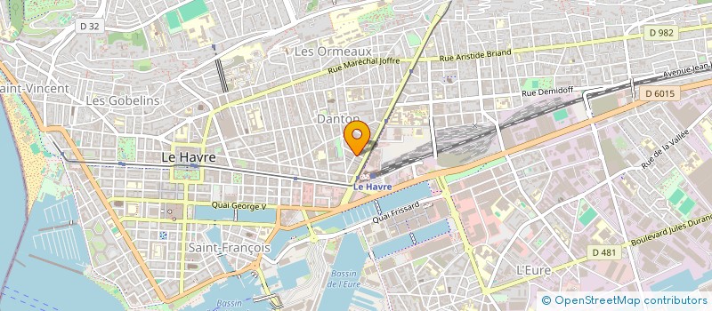 localisation de l'entreprise MONSIEUR ANTOINE EL HELOU  LE HAVRE