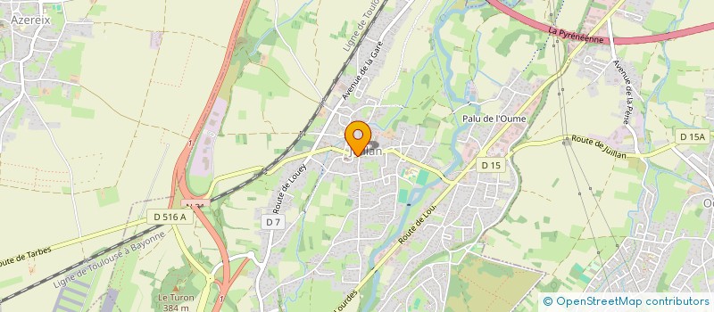 localisation de l'entreprise MONSIEUR ANTOINE ELKINE  JUILLAN