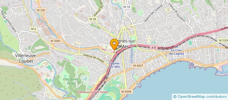 localisation de l'entreprise MONSIEUR ANTOINE EMMANUEL REY à CAGNES-SUR-MER