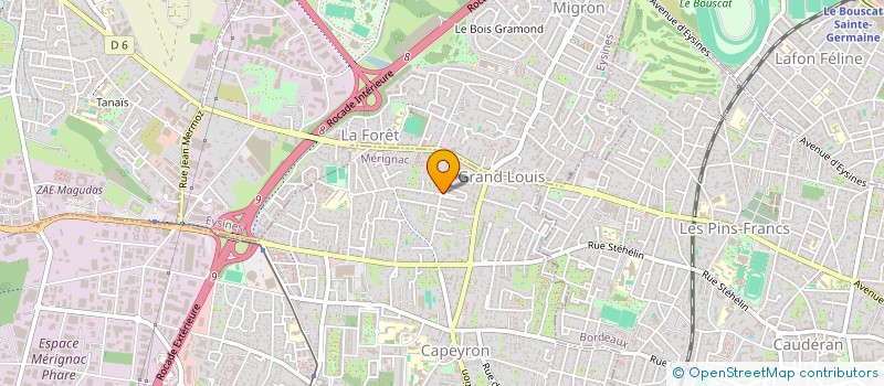 localisation de l'entreprise MONSIEUR ANTOINE ERWES  MERIGNAC