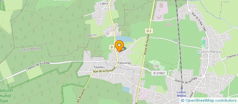 localisation de l'entreprise MONSIEUR ANTOINE ESPERBEN  LUDON-MEDOC