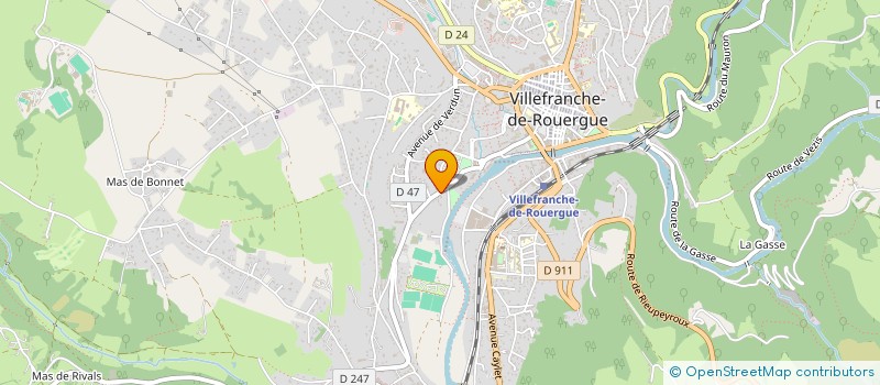 localisation de l'entreprise MONSIEUR ANTOINE ESTIVAL à VILLEFRANCHE-DE-ROUERGUE
