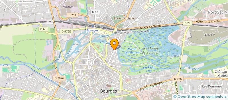 localisation de l'entreprise MONSIEUR ANTOINE ETAVE  BOURGES