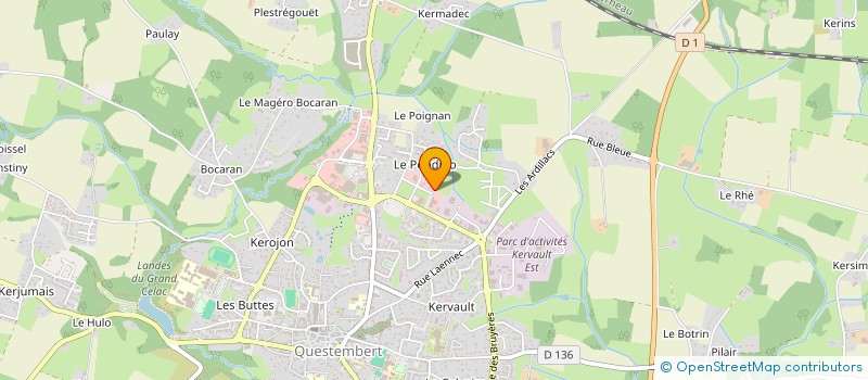 localisation de l'entreprise MONSIEUR ANTOINE ETOUBLEAU  QUESTEMBERT