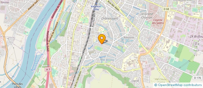 localisation de l'entreprise MONSIEUR ANTOINE EYNARD  VALENCE