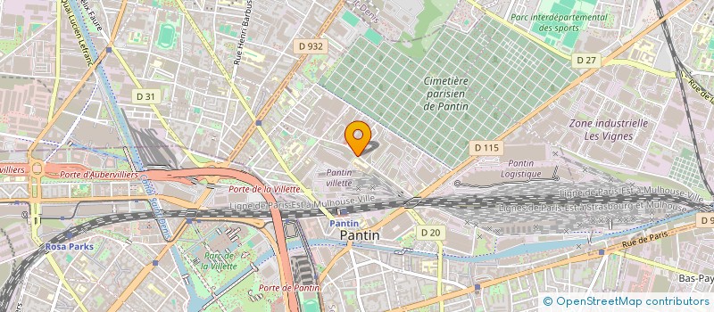 localisation de l'entreprise MONSIEUR ANTOINE FAGOAGA à PANTIN