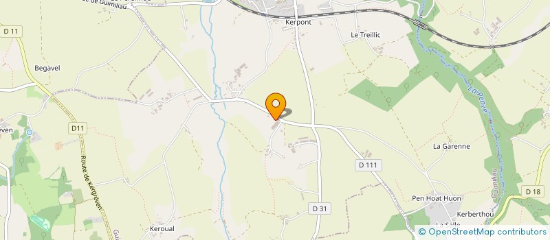 localisation de l'entreprise MONSIEUR ANTOINE FAGOT  GUIMILIAU