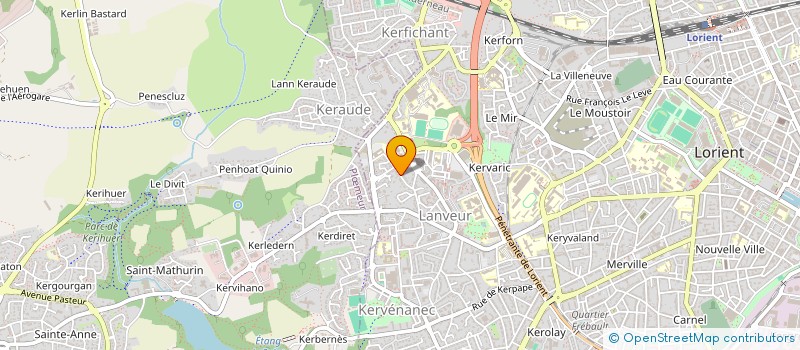 localisation de l'entreprise MONSIEUR ANTOINE FALLOT  LORIENT