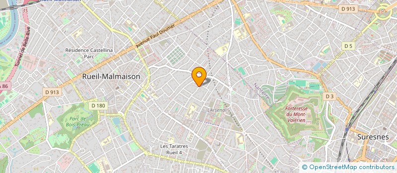 localisation de l'entreprise MONSIEUR ANTOINE FAMILIARI  RUEIL-MALMAISON