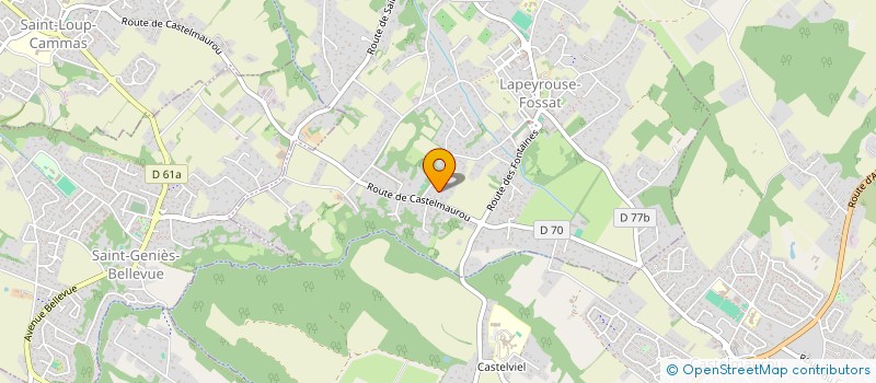 localisation de l'entreprise MONSIEUR ANTOINE FASSIER  LAPEYROUSE-FOSSAT