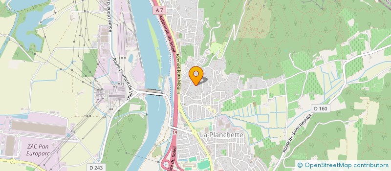 localisation de l'entreprise MONSIEUR ANTOINE FATIGA  BOLLENE