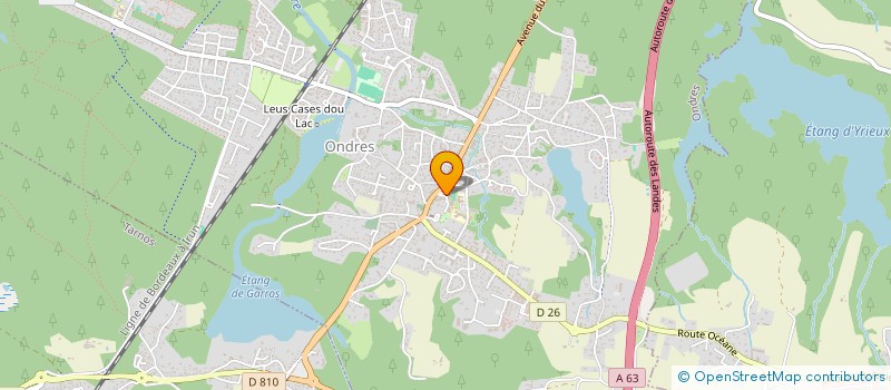 localisation de l'entreprise MONSIEUR ANTOINE FAURE  ONDRES