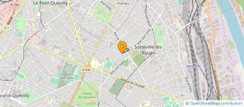 localisation de l'entreprise MONSIEUR ANTOINE FAUVEL  SOTTEVILLE-LES-ROUEN