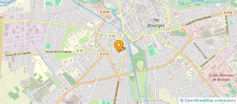 localisation de l'entreprise MONSIEUR ANTOINE FERNANDES  BOURGES