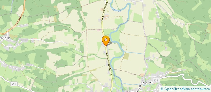 localisation de l'entreprise MONSIEUR ANTOINE FERNANDES  CABANAC