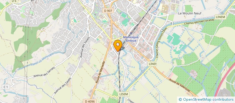 localisation de l'entreprise MONSIEUR ANTOINE FERNANDEZ  MANOSQUE