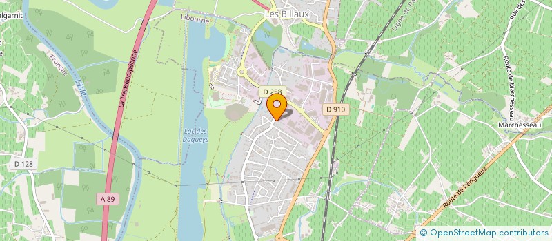 localisation de l'entreprise MONSIEUR ANTOINE FERNANDEZ  LIBOURNE